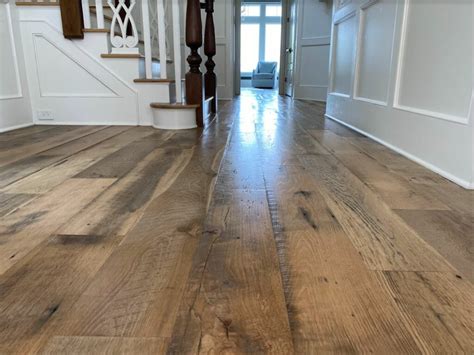 Original Face Skip Planed White Oak Flooring Southend Reclaimed