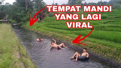 JALAN JALAN KE JATILUWIH DESA WISATA DAN TEMPAT MANDI YANG LAGI VIRAL