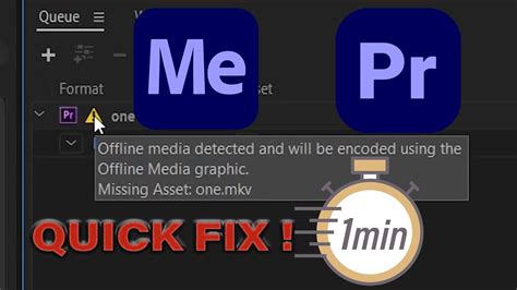 MEDIA ENCODER OFFLINE MEDIA QUICK FIX YouTube