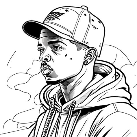 Premium Vector | Rapper art by glen keane by loius van barlee loish ...