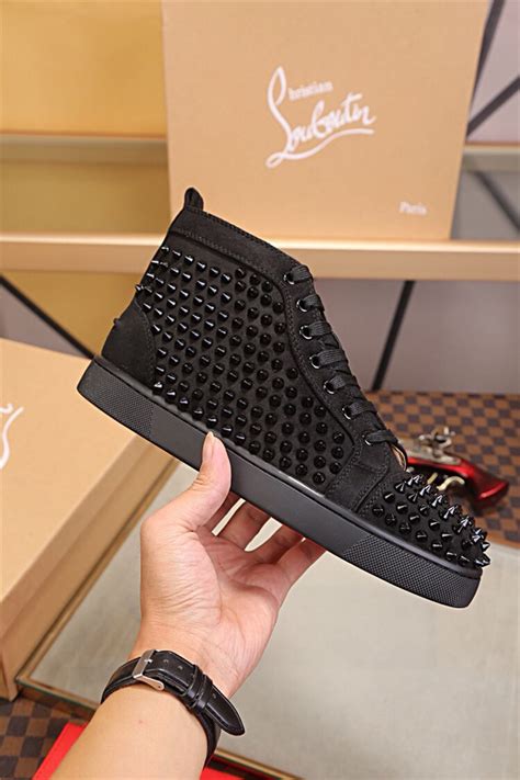 Cheap Christian Louboutin High Tops Shoes For Men 543647 Replica Wholesale 8200 Usd Item