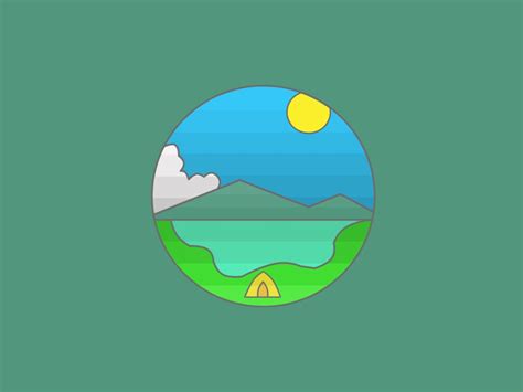 Camping Moods By Tidar Maulana Wirahadi On Dribbble