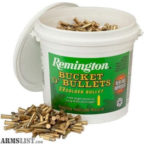 Armslist For Sale Remington Ammo Bucket O Bullets 1400 Rounds 22 Lr High Velocity Ammo