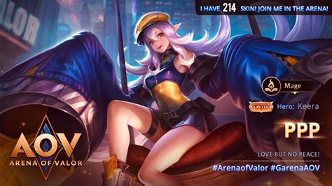 Aov Arena Of Valor Keera Eva Ppp Skin And Buffed Gameplay Youtube