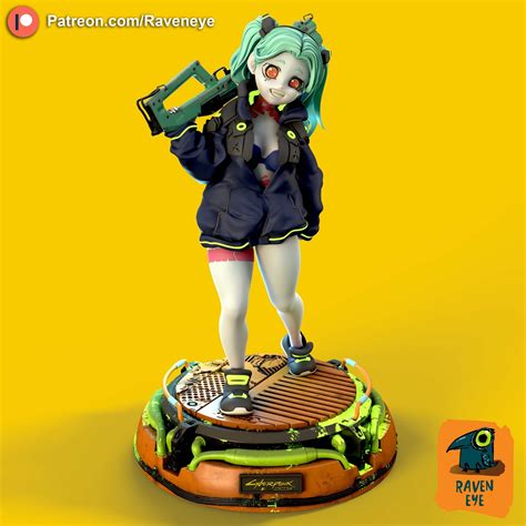 Rebecca Cyberpunk Edge Runner Figure Stl File For 3d Printing Etsy Australia