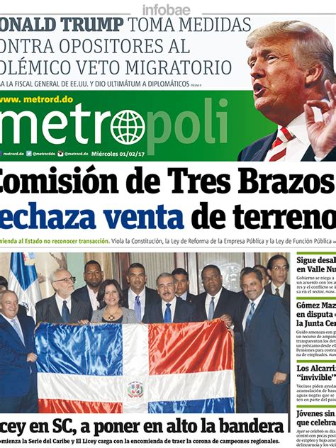 Metropoli República Dominicana Lunes 01 De Febrero De 2017 Infobae