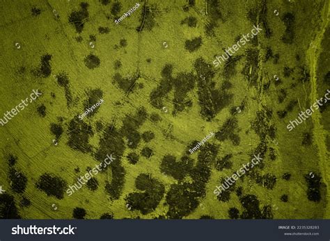 Yellow Textured Wall Background Dark Side Stock Photo