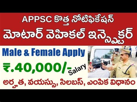 APPSC AMVI Recruitment Notification 2022 Details In Telugu Assistant