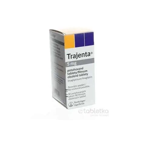 Trajenta 5 mg filmom obalené tablety etabletka