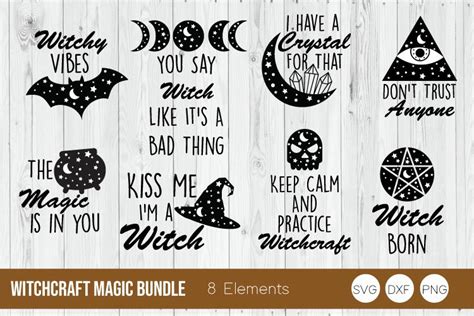 Witchcraft Magic Bundle Svg Witch Svg