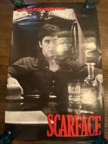 Scarface Signed Poster By Al Pacino | #4590074994