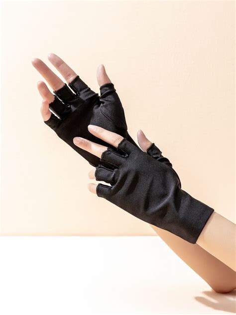 Solid Fingerless Gloves Fingerless Gloves Gloves Fingerless Gloves