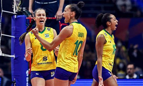 Brasil Despacha Alemanha Em Jogo Treino Visando O Mundial De V Lei