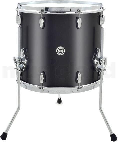 Gretsch Brooklyn Floor Tom 16 X 16 Satin Black Metallic Floor Toms