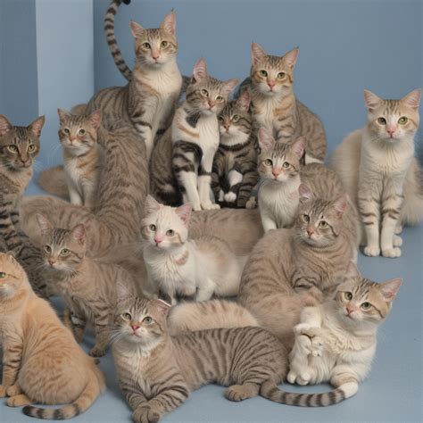 Aww That S Some Cute Group Of Cats Squint Your Eyes Blank Template