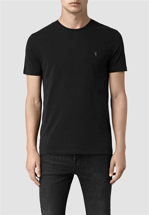 Allsaints T Shirt Basique Jet Black Noir Zalando Fr