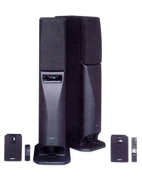 Sony SA VA55 Manual AV Active Speaker System HiFi Engine