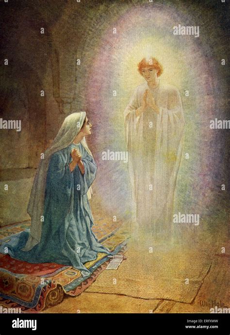 Mary and angel gabriel hi-res stock photography and images - Alamy