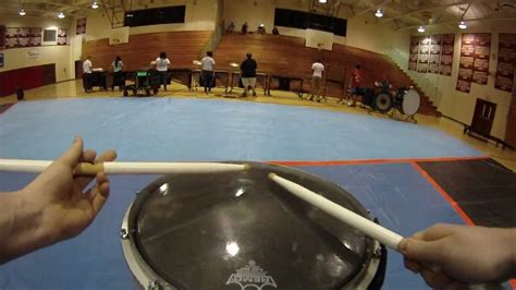 Santaluces Percussion Indoor Anticipation Snare Cam Youtube