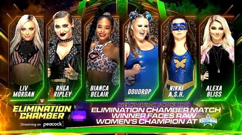 Wwe Elimination Chamber 2022 Womens Elimination Chamber Match The