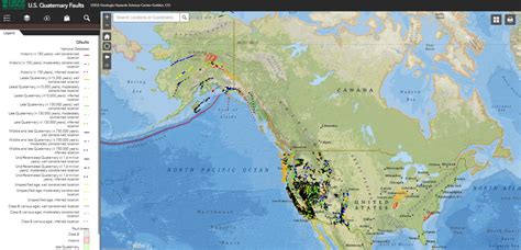 Detailed Map Earthquake Fault Lines Map Usa 081