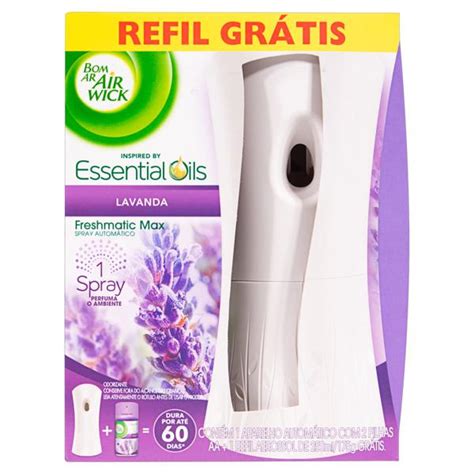 Odorizador De Ambiente Autom Tico Lavanda Freshmatic Max Air Wick Bom