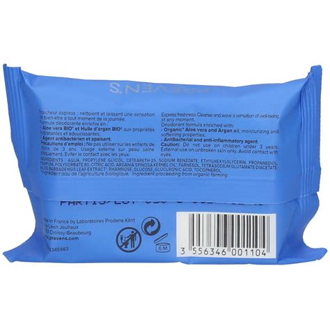 Preven S Lingettes D Odorantes Express Pc S Redcare Pharmacie