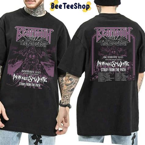 Beartooth The Below Tour Germany 2023 With Dates Double Side Trending Unisex Shirt - Beeteeshop