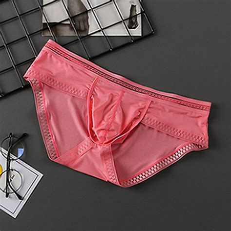 Acheter T Homme Translucide Ice Silk Underwear Sexy Boxer Slips Joom