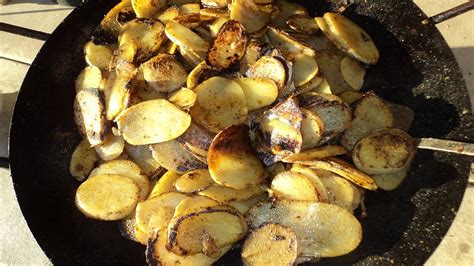 Frying 5 Lbsof Potatoes In The Wok Youtube