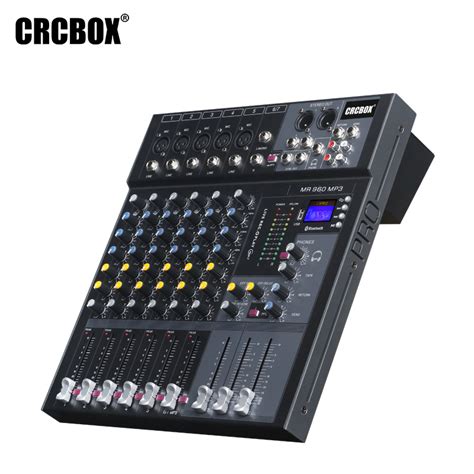 DJ Mixer with Bluetooth Sound Mixer Audio Karaoke 48V USB Jack - China ...