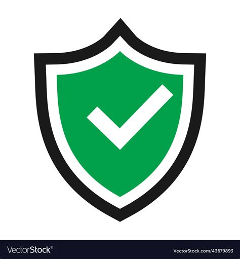 Protection Security Or Safe Icon Shield Check Mark