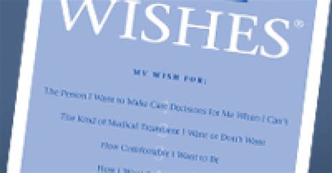 Printable Five Wishes