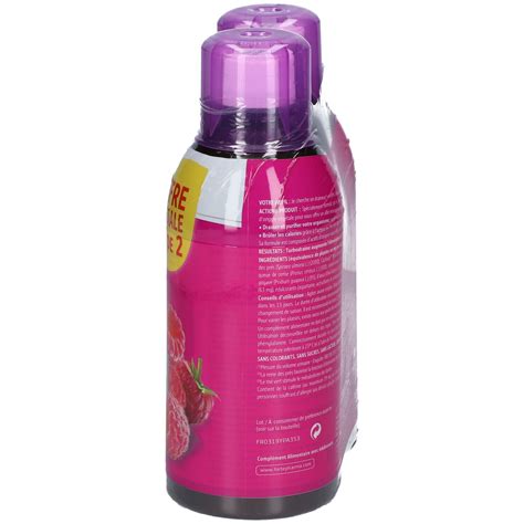 Forté Pharma Turbodraine minceur goût framboise 2x500 ml Redcare