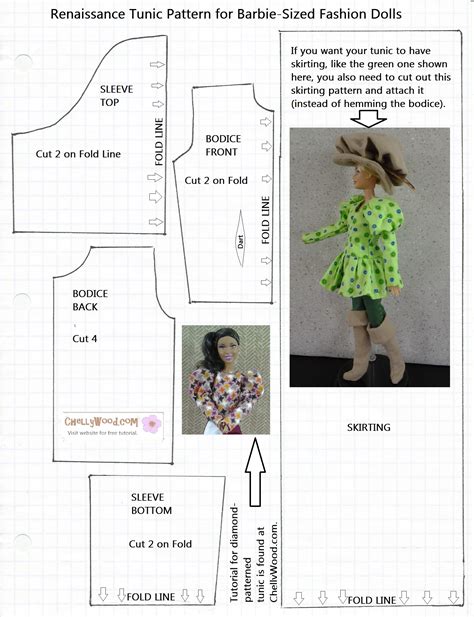 Easy Barbie Clothes Patterns Free Printable Free Printable