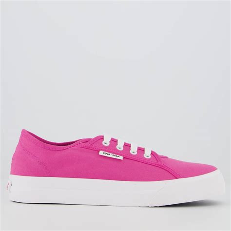 T Nis Coca Cola Buzios Canvas Feminino Pink Futfanatics