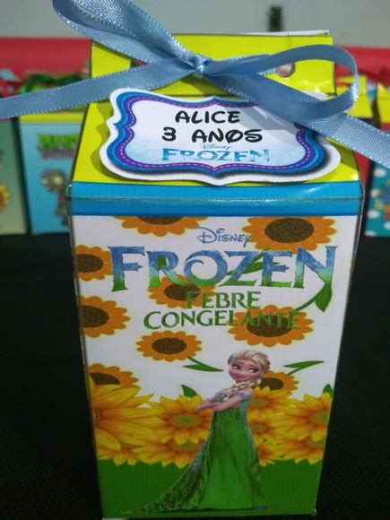 Caixinha Milk Frozen Febre Congelante No Elo Bf Personalizados E C