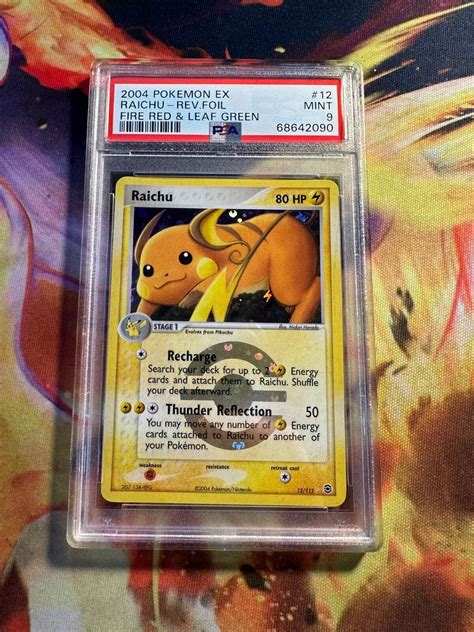 Raichu 12 112 PSA 9 Reverse Holo FRLG Pokemon 65026 EBay