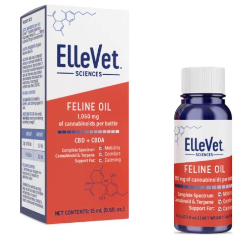 15% Off Ellevet CBD Oil For Cats Discount Code - First time purchase