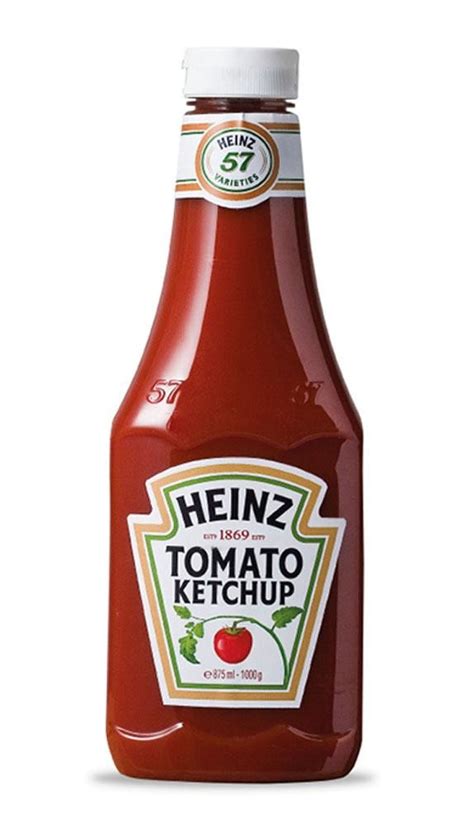 Heinz Tomato Ketchup 875ml 1000gr Squeeze Bottle Nevejan