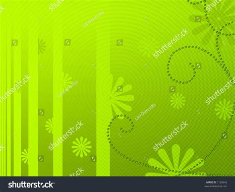 Light Green Floral Background Stock Photo 1128342 : Shutterstock