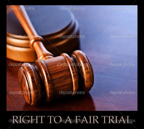 Right To A Fair Trial Stock Photo Alancrosthwaite 13824685