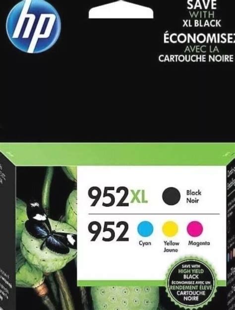 Hp 952xl Black High Yield And 952 Cyan Magenta And Yellow Original Ink Cartridge 889894824653 Ebay