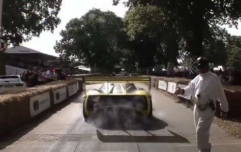 Lotus Evija X Hypercar Crashes One Second After Setting Off At Goodwood