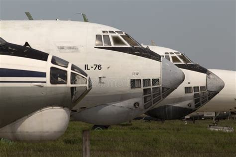 Abandoned Airplanes in an Aircraft Graveyard Editorial Stock Photo - Image of parked, flight ...