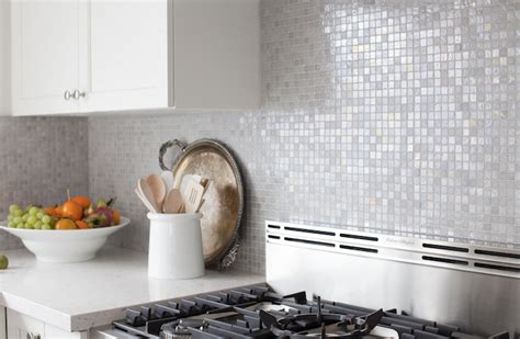 Iridescent Kitchen Backsplash Design Ideas