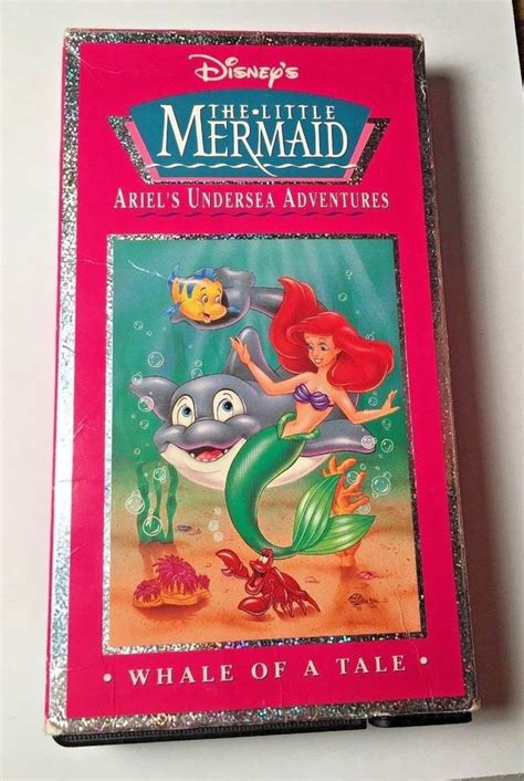 Disneys The Little Mermaid Ariels Undersea Adventures A Whale Of A Tale Vhs 1993 For Sale