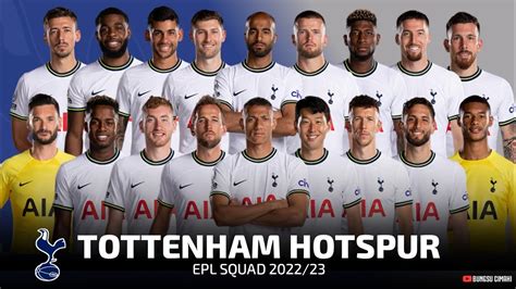 Squad Tottenham Hotspur 2022/2023 - Tottenham Hotspur - YouTube