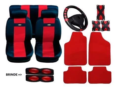 Kit Capas Bancos Pedaleira Tapetes Volante Corsa Wind Frete Gr Tis