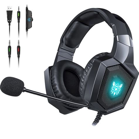 Onikuma fone de ouvido k8 ps4 headset para jogos pc estéreo